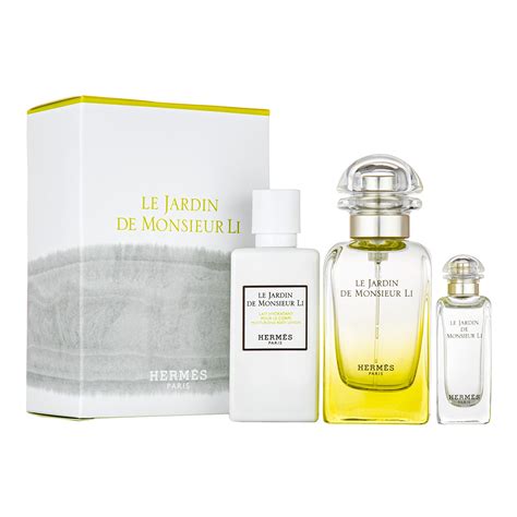 hermes le jardin de monsieur li preisvergleich|Hermes jardin perfume set.